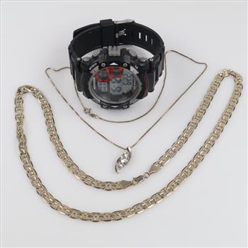 Mixed Jewelry And Watch, 3+ Pieces
