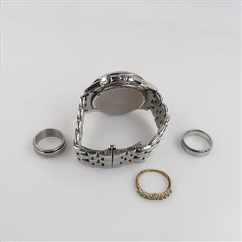 Mixed Jewelry And Watch, 4 Pieces