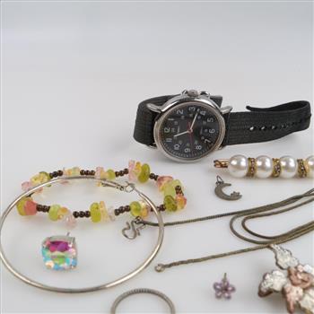 Mixed Jewelry And Watch, 4+ Pieces