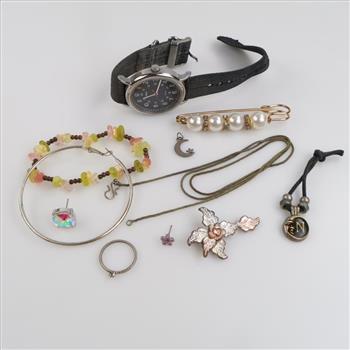 Mixed Jewelry And Watch, 4+ Pieces