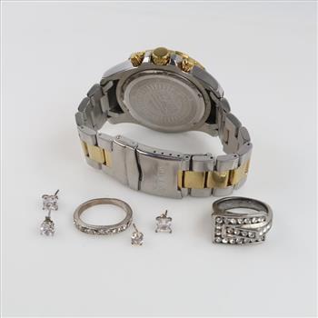Mixed Jewelry And Watch, 4+ Pieces