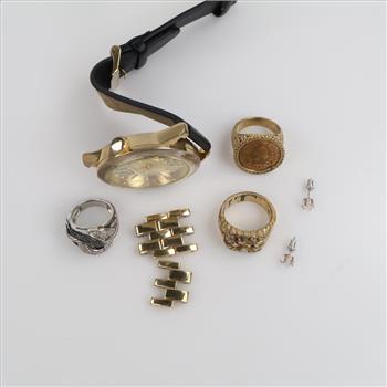 Mixed Jewelry And Watch, 4+ Pieces