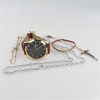 Mixed Jewelry And Watch, 4 Pieces
