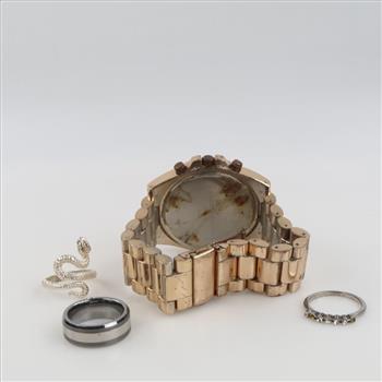 Mixed Jewelry And Watch, 4 Pieces