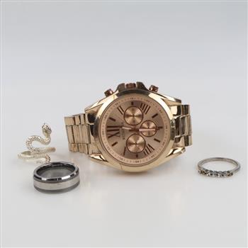 Mixed Jewelry And Watch, 4 Pieces