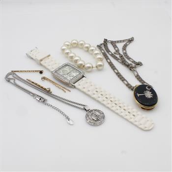 Mixed Jewelry And Watch, 4+ Pieces