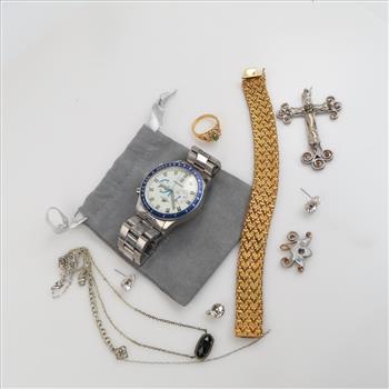 Mixed Jewelry And Watch, 5+ Pieces