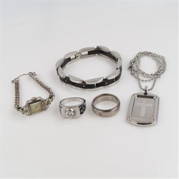 Mixed Jewelry And Watch, 5 Pieces
