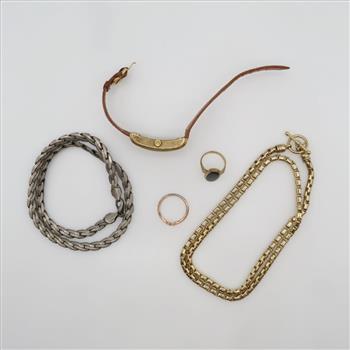 Mixed Jewelry And Watch, 5 Pieces