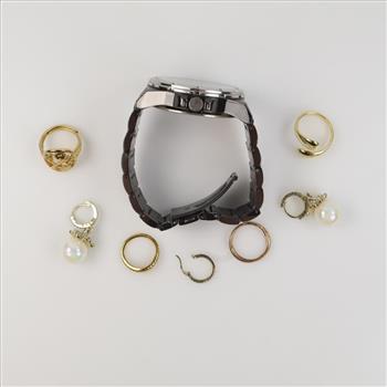 Mixed Jewelry And Watch, 6+ Pieces