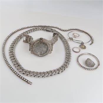 Mixed Jewelry And Watch, 6+ Pieces