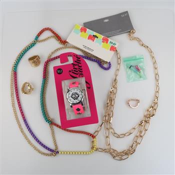 Mixed Jewelry And Watch, 6+ Pieces