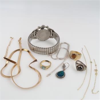 Mixed Jewelry And Watch, 6+ Pieces