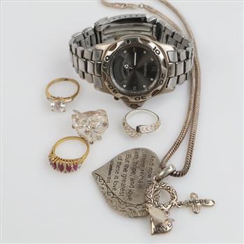 Mixed Jewelry And Watch, 6 Pieces