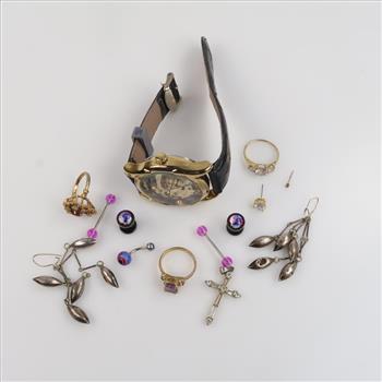 Mixed Jewelry And Watch, 6+ Pieces