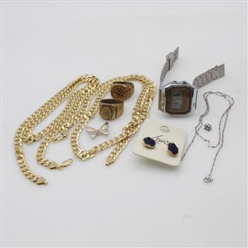 Mixed Jewelry And Watch, 7+ Pieces