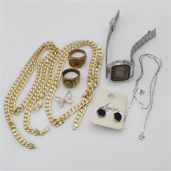 Mixed Jewelry And Watch, 7+ Pieces