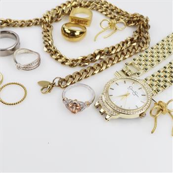 Mixed Jewelry And Watch, 8+ Pieces