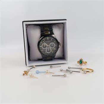 Mixed Jewelry And Watch, 8+ Pieces