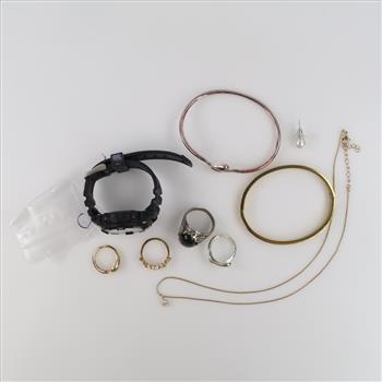 Mixed Jewelry And Watch, 8+ Pieces