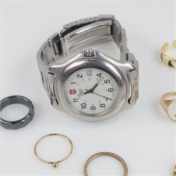 Mixed Jewelry And Watch, 8 Pieces