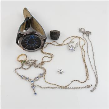 Mixed Jewelry And Watch, 8 Pieces