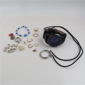 Mixed Jewelry And Watch, 9+ Pieces