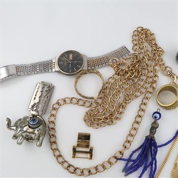 Mixed Jewelry And Watch, 9 Pieces