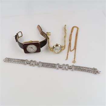 Mixed Jewelry And Watches, 2+ Pieces