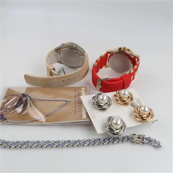 Mixed Jewelry And Watches, 4+ Pieces