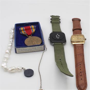 Mixed Jewelry And Watches, 4 Pieces