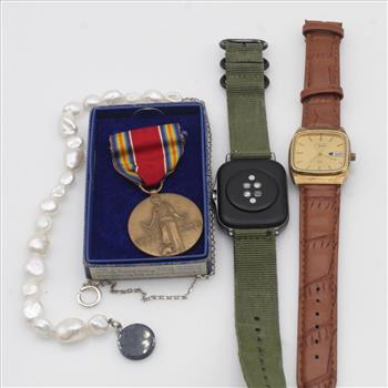 Mixed Jewelry And Watches, 4 Pieces