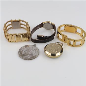 Mixed Jewelry And Watches, 4+ Pieces- Including Silver Pendant