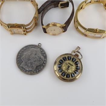 Mixed Jewelry And Watches, 4+ Pieces- Including Silver Pendant