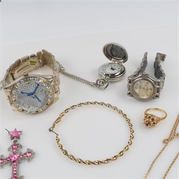 Mixed Jewelry And Watches, 5+ Pieces