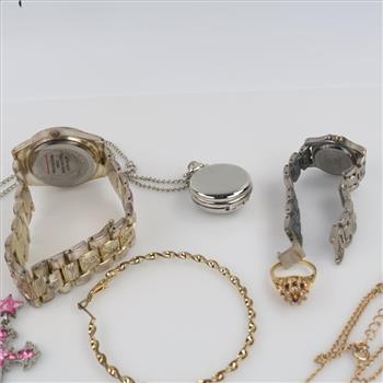 Mixed Jewelry And Watches, 5+ Pieces