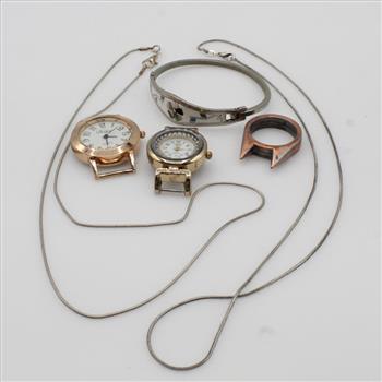 Mixed Jewelry And Watches, 5+ Pieces