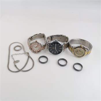 Mixed Jewelry And Watches, 6+ Pieces