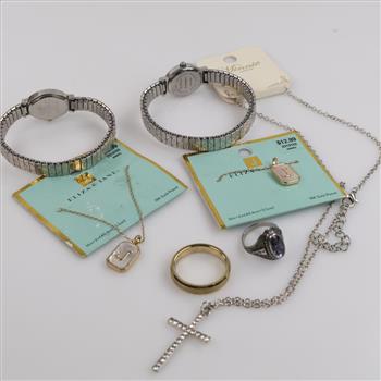 Mixed Jewelry And Watches, 6+ Pieces