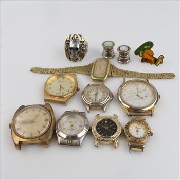 Mixed Jewelry And Watches, 8+ Pieces