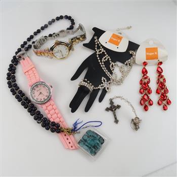 Mixed Jewelry And Watches, 8+ Pieces