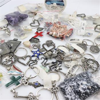 Mixed Jewelry Craft Making Supplies, 1+ Lbs