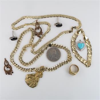 Mixed Jewelry Foreign Currency, 8+ Pieces