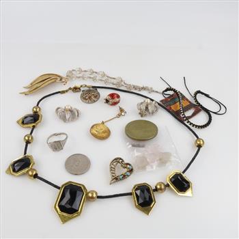 Mixed Jewelry Foreign Currency And Token, 10+ Pieces