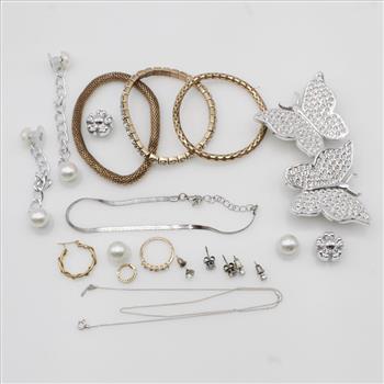 Mixed Jewelry Including Silver, 12+ Pieces
