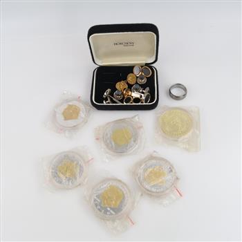 Mixed Jewelry & Tokens, 13+ Pieces
