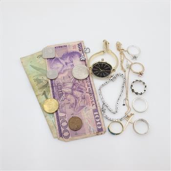 Mixed Jewelry Watch Foreign Currency, 17+ Pieces