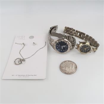 Mixed Jewelry Watches And Token, 5+ Pieces