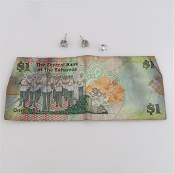 Mixed Jewelry With Foreign Currency, 3 Pieces