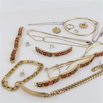 Mixed Jewelry With Silver, 9+ Pieces